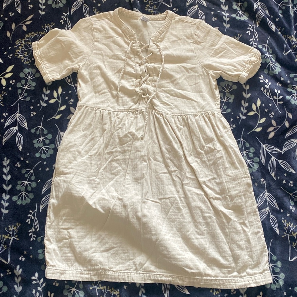 Cream White Dress